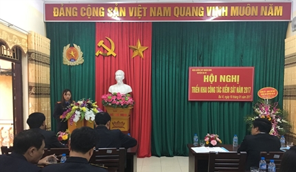 Viện KSND huyện Ba Vì tổ chức hội nghị triển khai công tác năm 2017